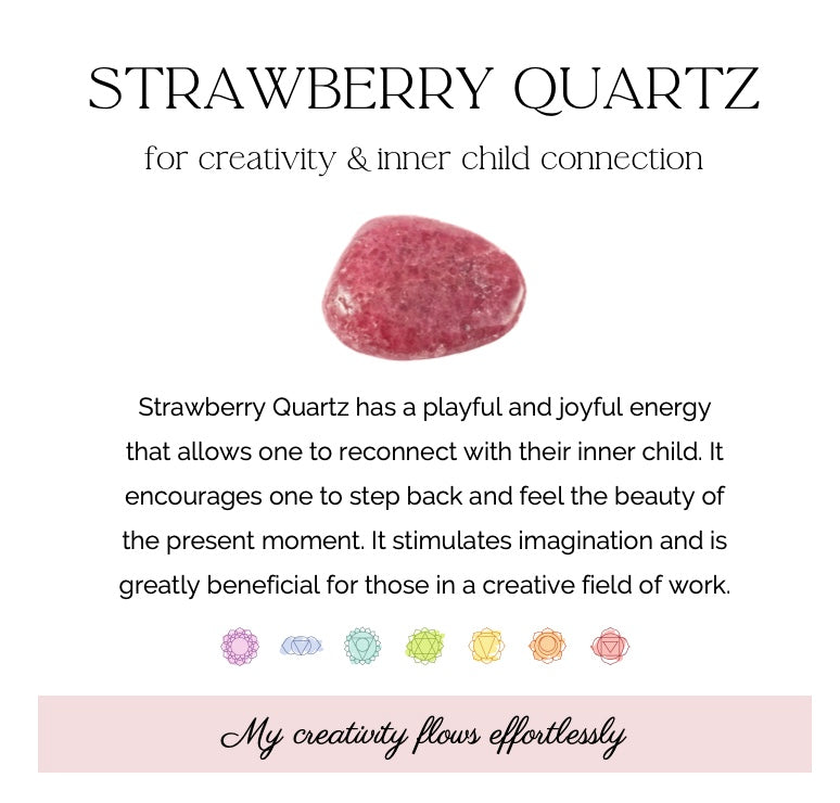 Green Strawberry Quartz 8 mm Bracelet for Creativity, Stretchy, Green Tanzberry