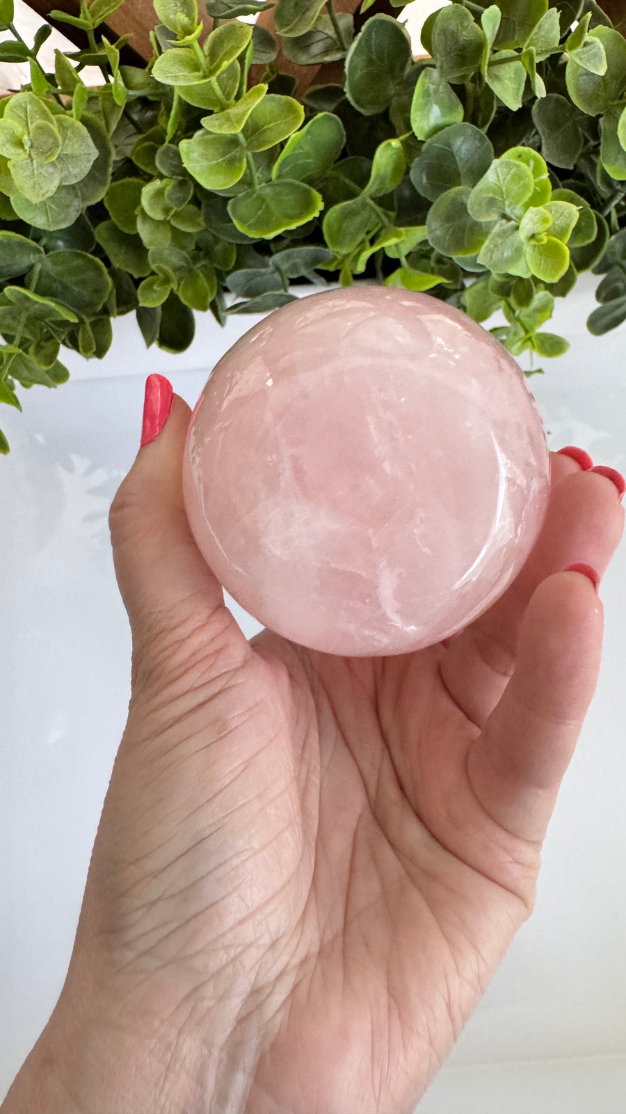 AAA Grade Rose Quartz Cup Large 4