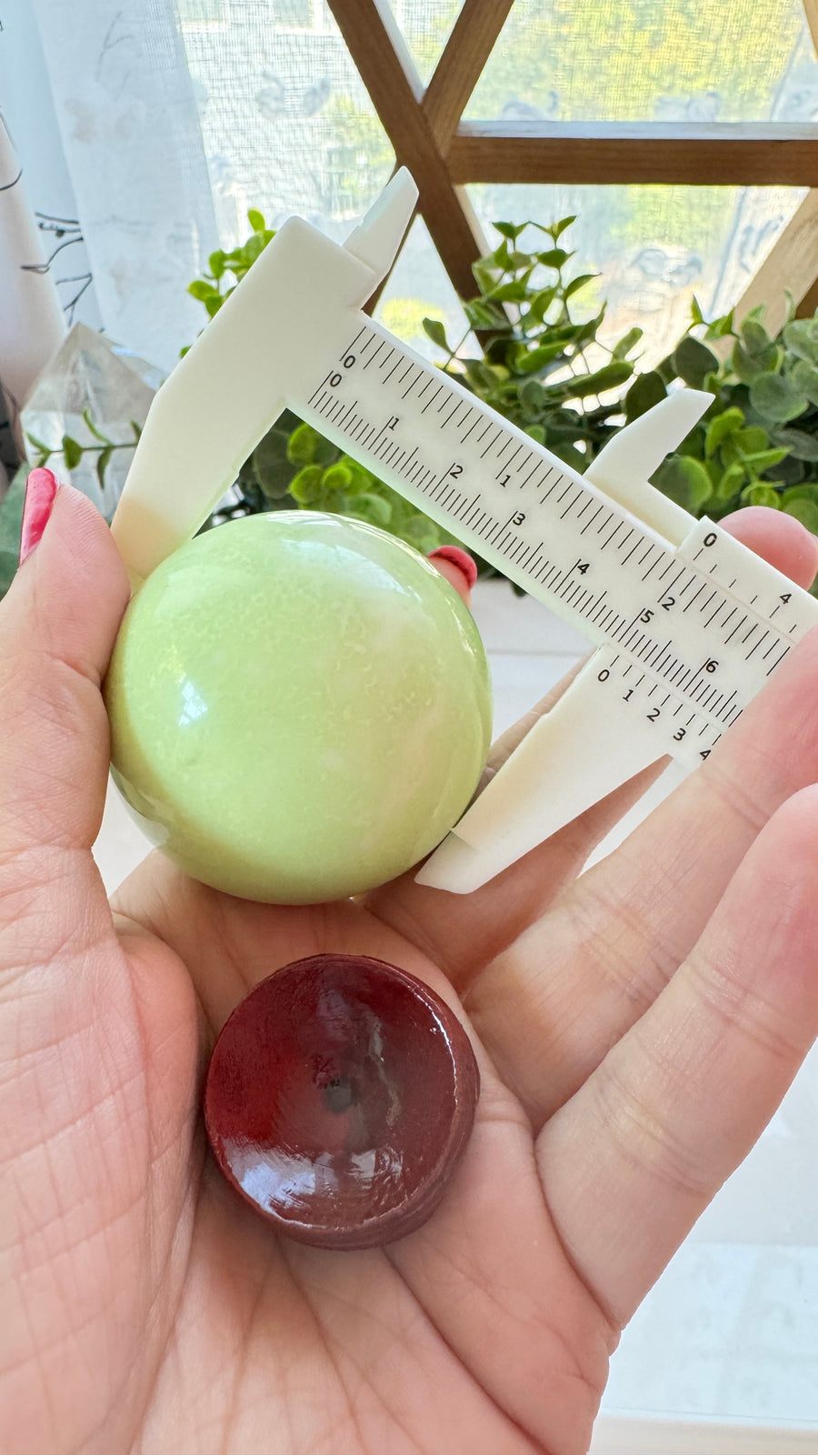 Chrysoprase Sphere for Hope and Perspective, Citron Magnesite, You Pick!