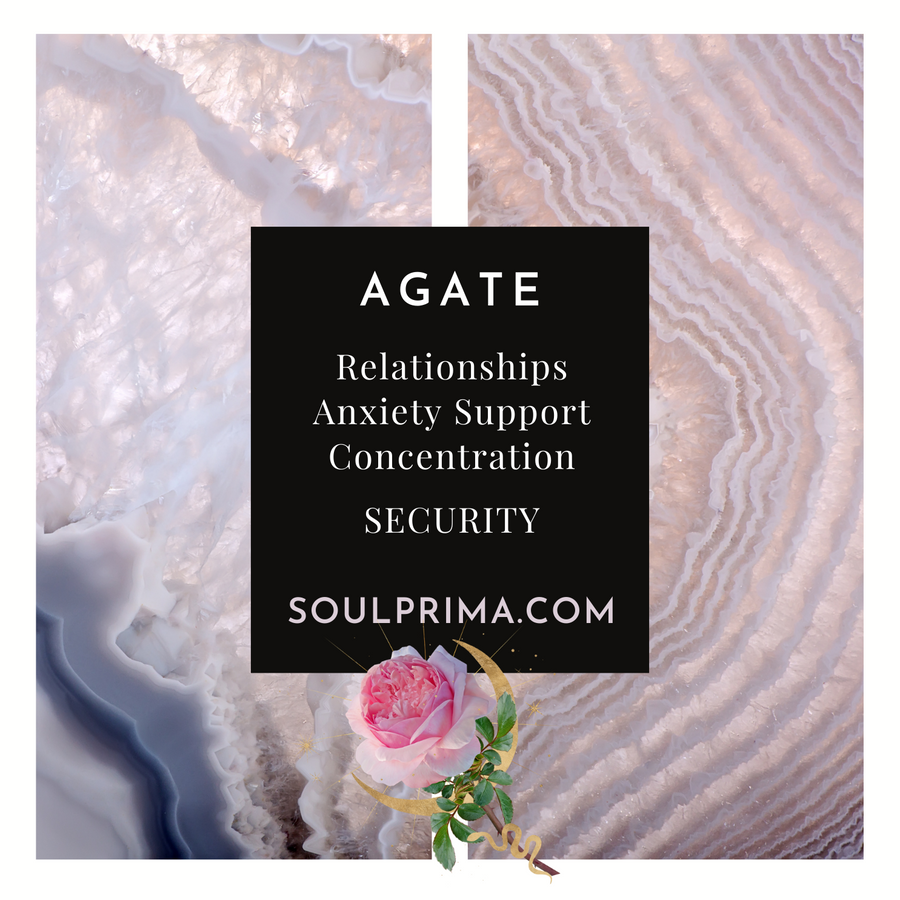 You Pick! Druzy Agate Moon for Anxiety and Focus