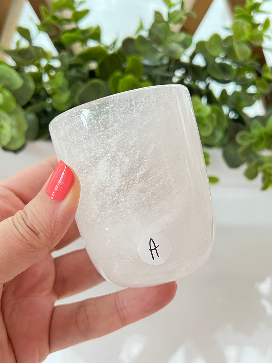 Clear Quartz Cup, Choose Your Favorite