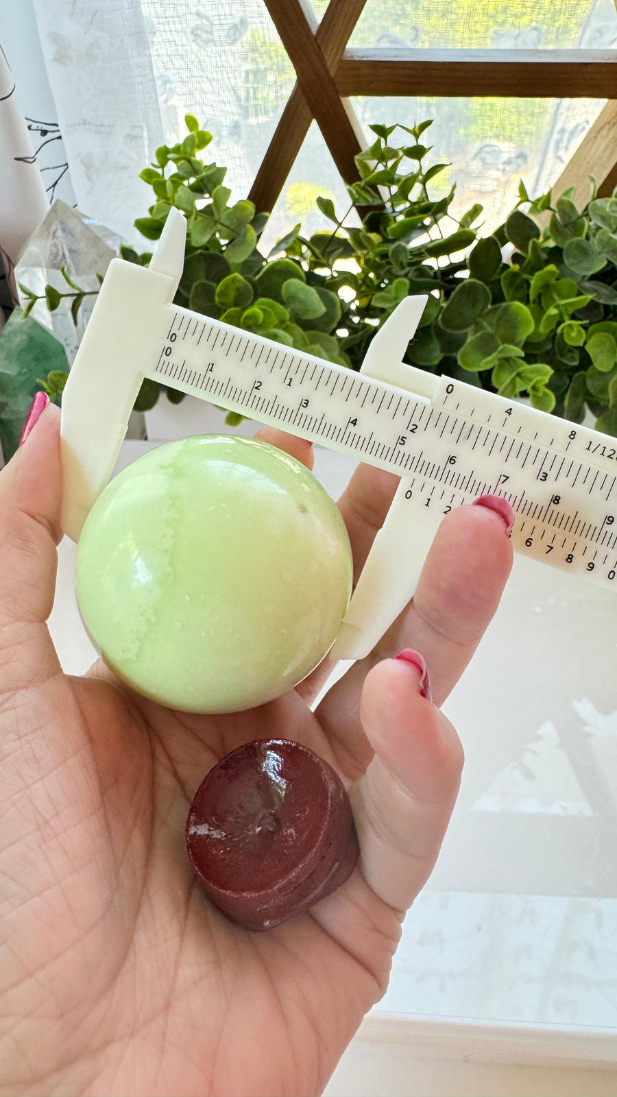 Chrysoprase Sphere for Hope and Perspective, Citron Magnesite, You Pick!