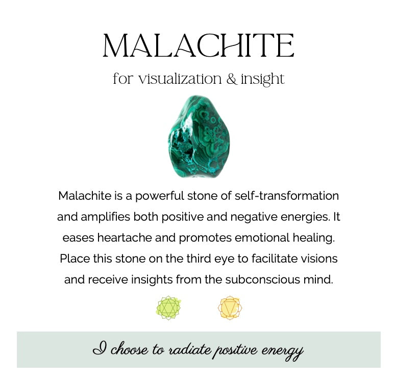 Malachite 5 mm Bracelet for Self-Transformation, Stretchy, Small Beads