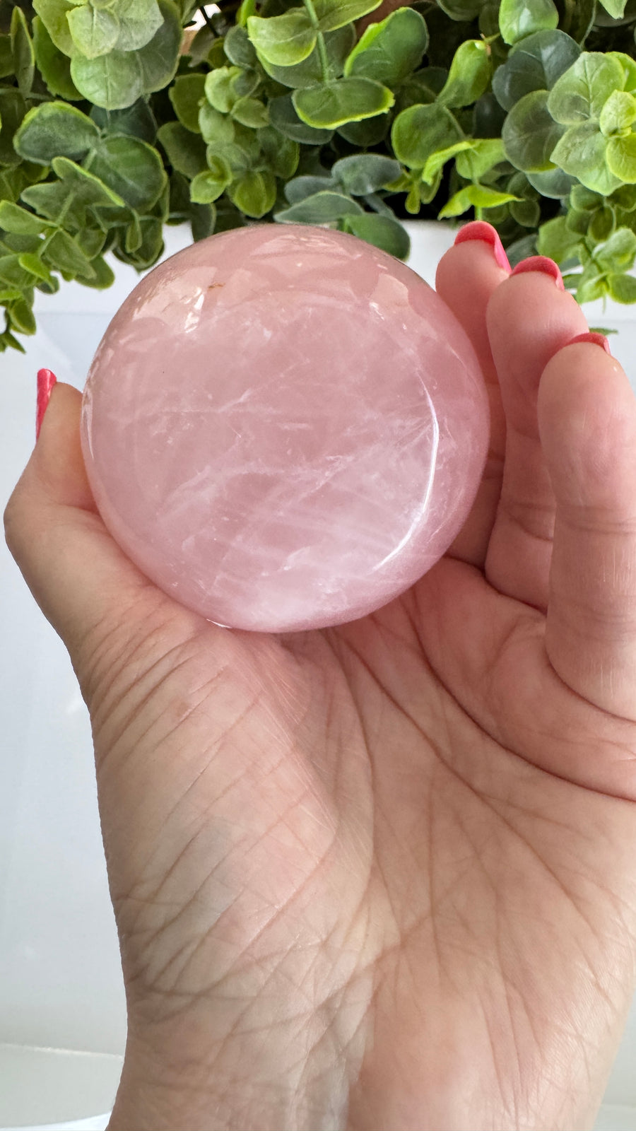 AAA Grade Rose Quartz Cup Large 4