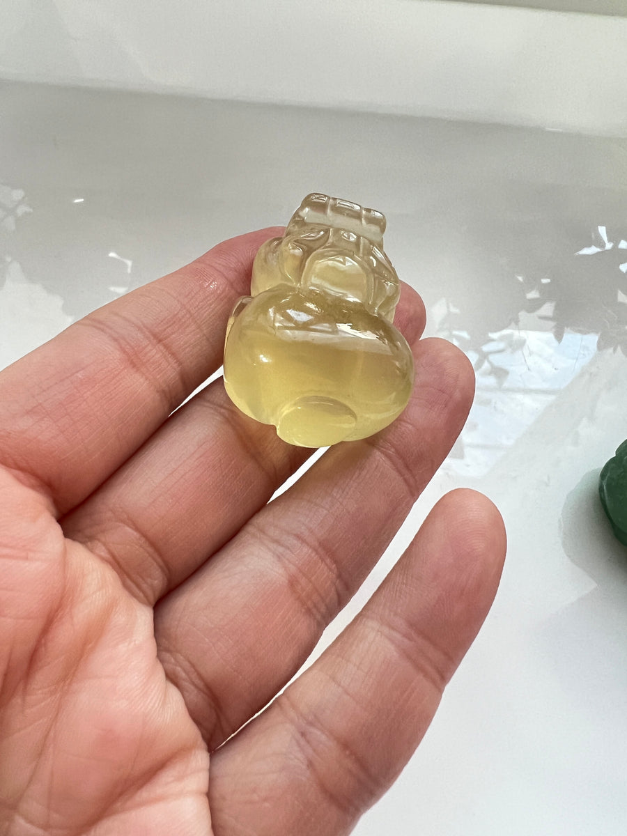 Mini Citrine Lucky Pixiu Dragon Lion 1.5