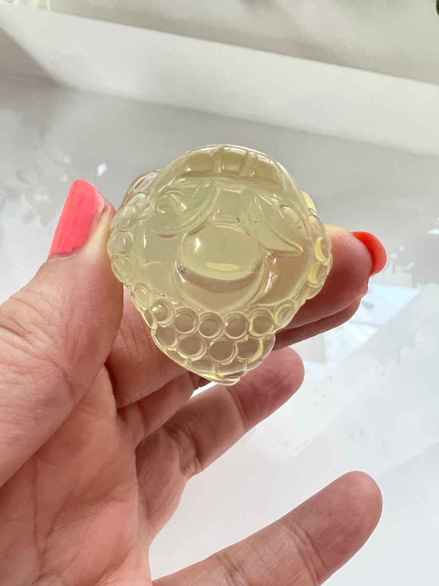 Mini Citrine Lucky Frog 1.3