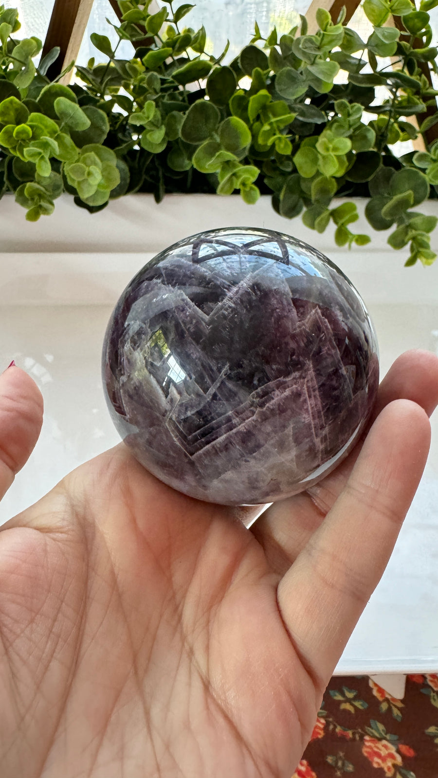 DISCOUNTED Dream Amethyst Sphere B 2.75