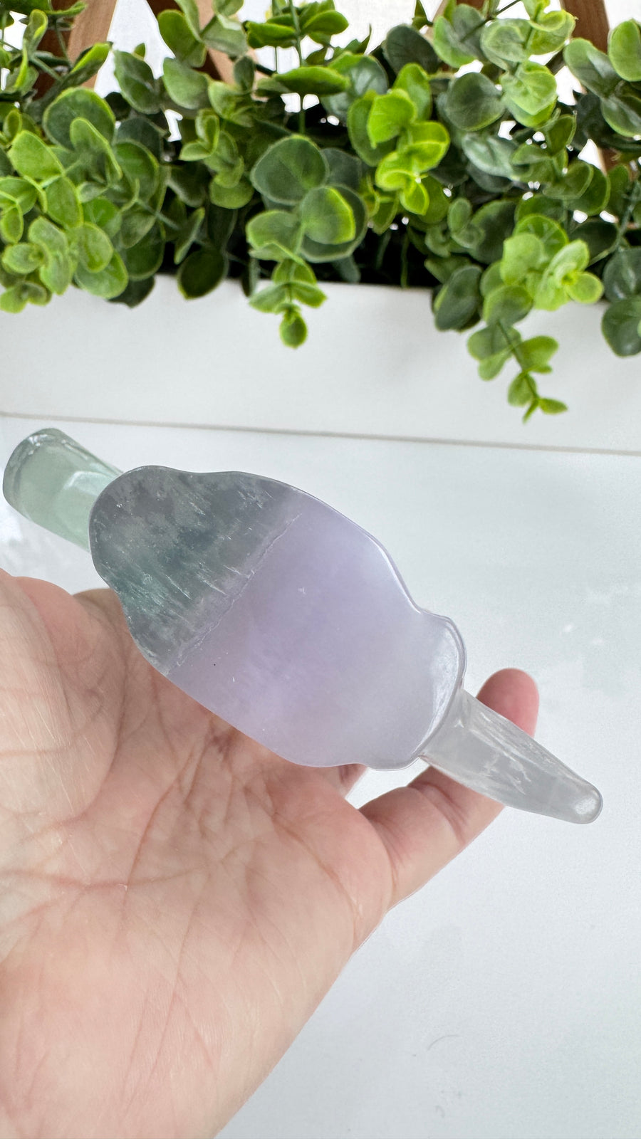 Rare Lavender Fluorite Unicorn for Insight and Creativity, 5