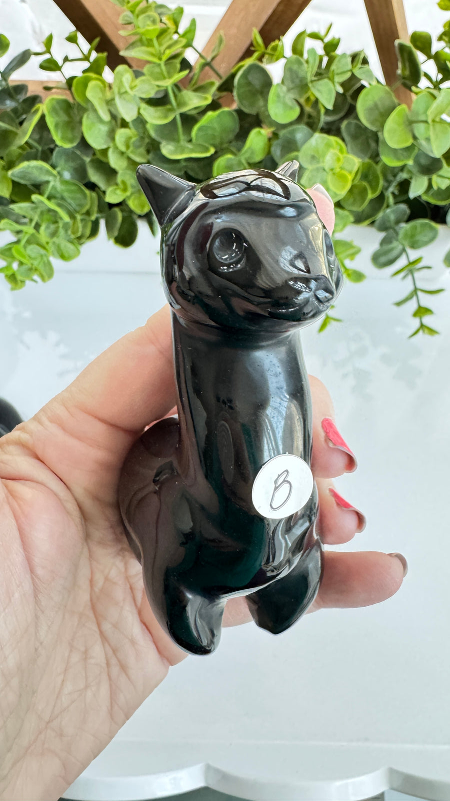 Large Obsidian Llama Alpaca, 4 Inch, Choose Your Favorite