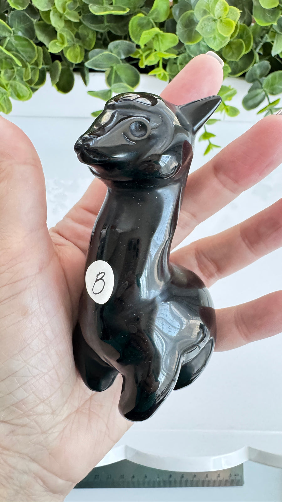 Large Obsidian Llama Alpaca, 4 Inch, Choose Your Favorite