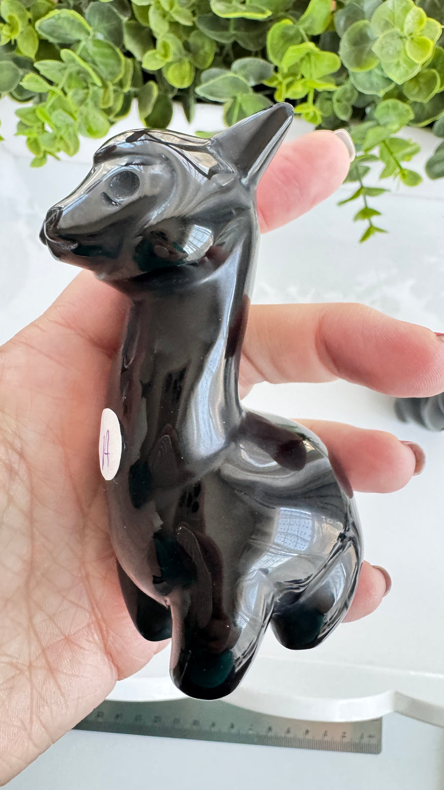 Large Obsidian Llama Alpaca, 4 Inch, Choose Your Favorite