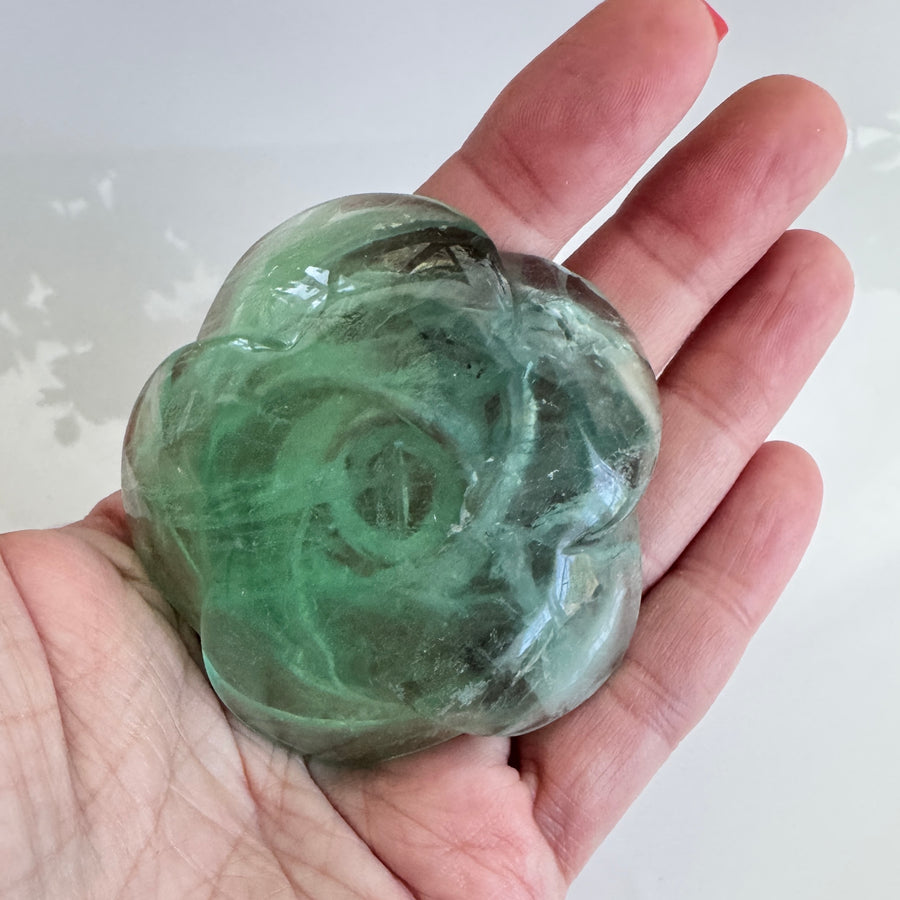 Fluorite Crystal Flower 2.5