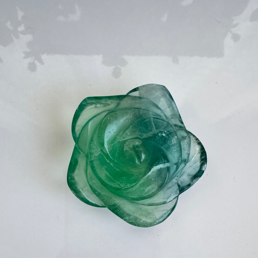 Fluorite Crystal Flower 2.5