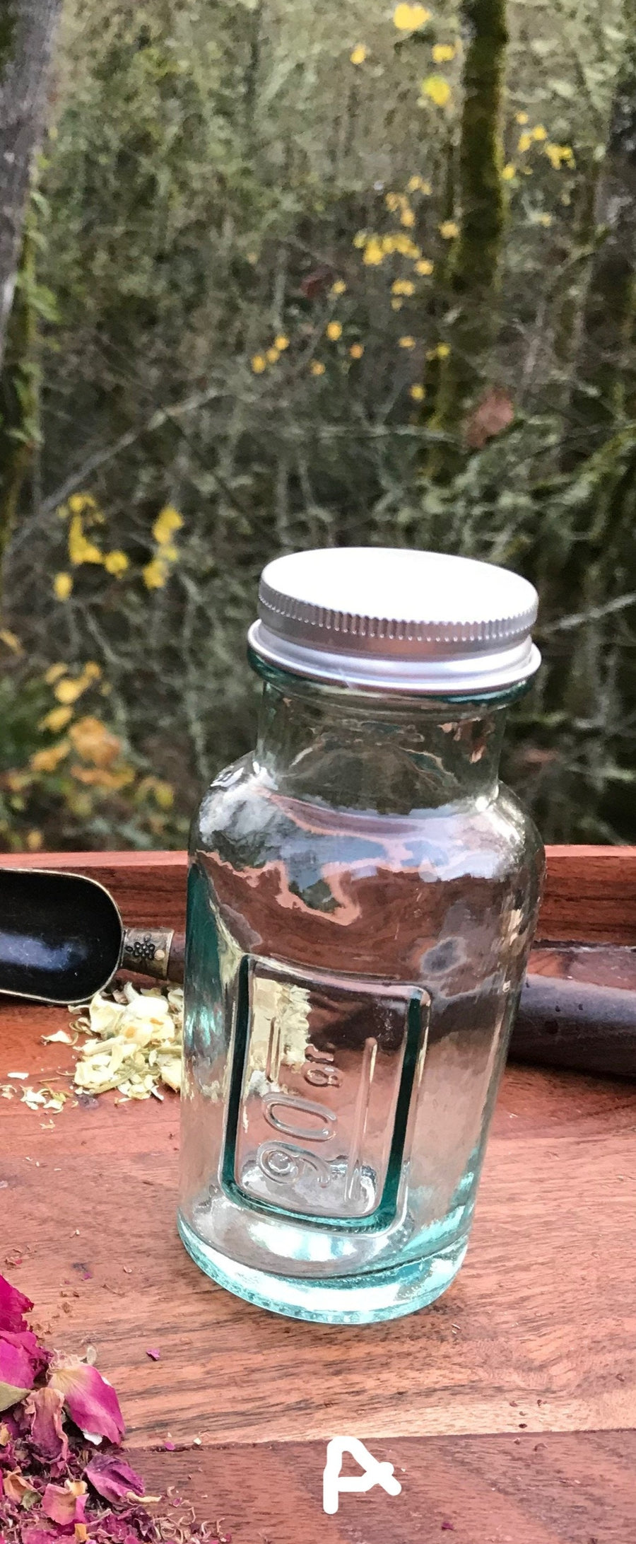 Empty Spell Jar, Apothecary, Potion, Spice Jars in Recycled Spanish Green Glass with Lid, Cork or Screw Top