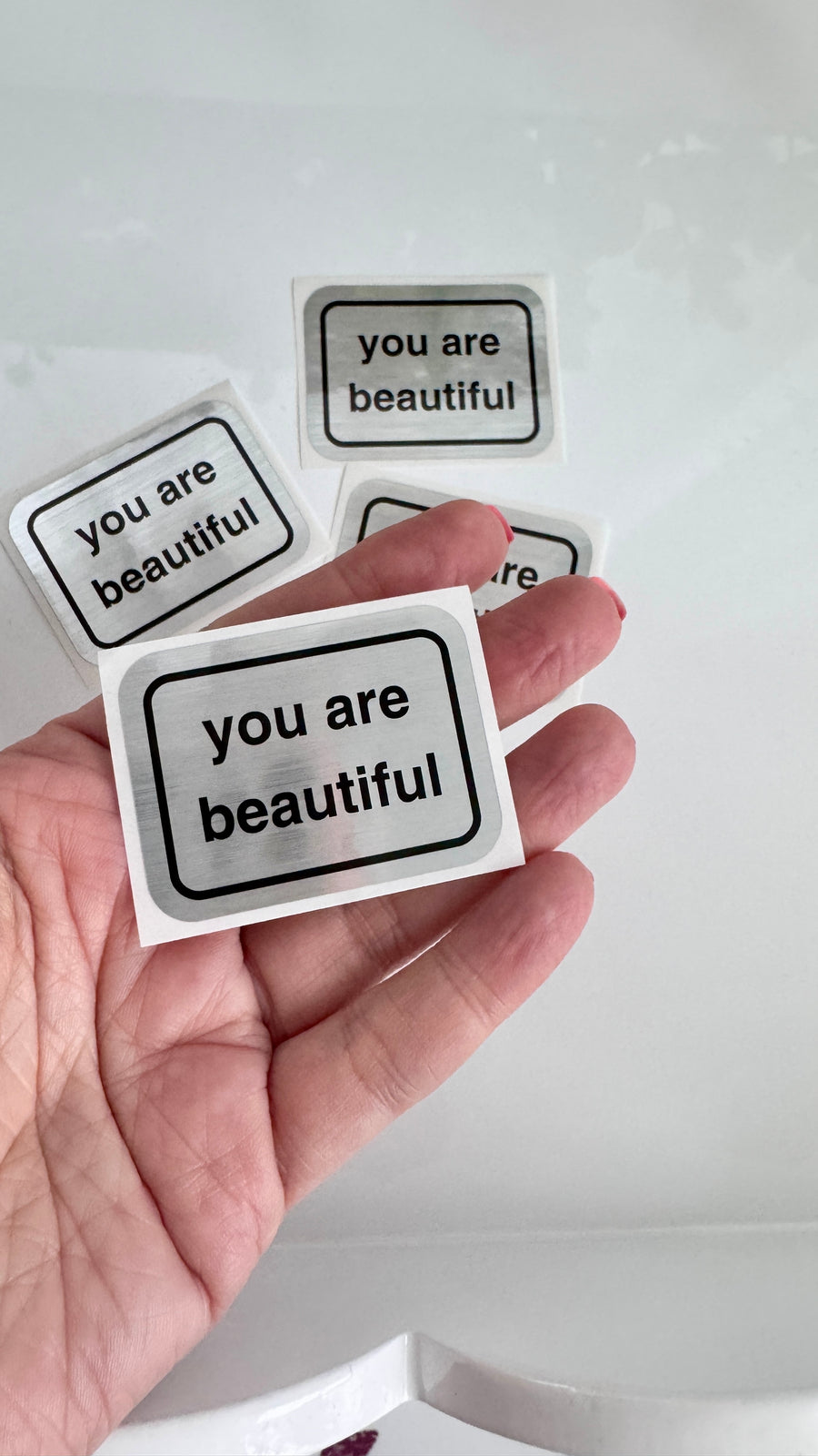 4-Pack You Are Beautiful Vinyl Decal Stickers 2