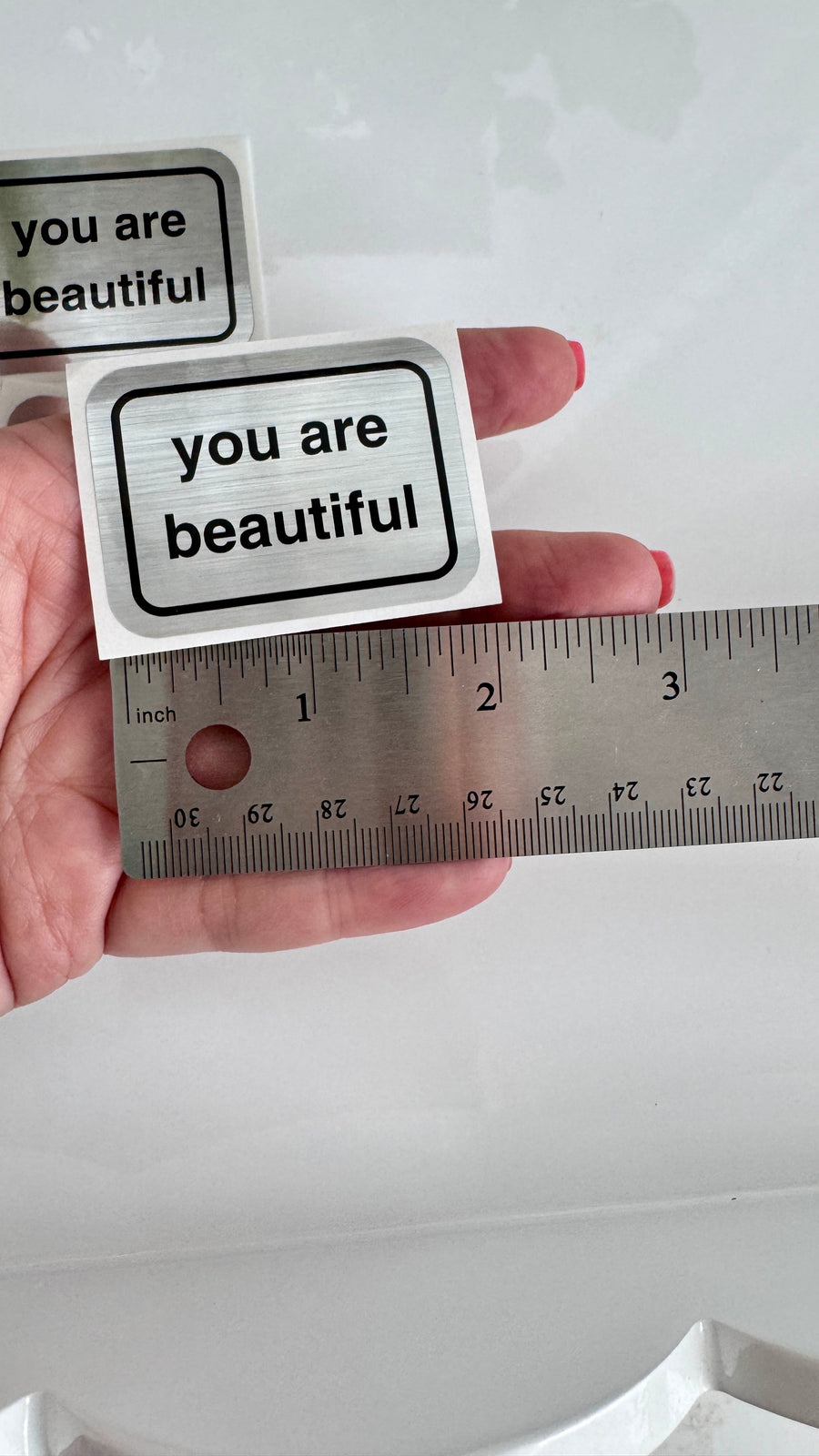 4-Pack You Are Beautiful Vinyl Decal Stickers 2