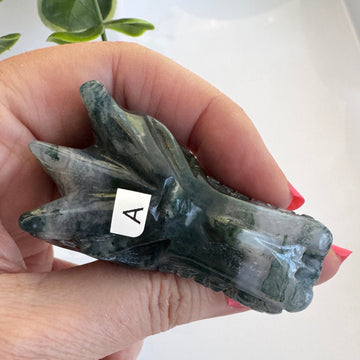 Moss Agate Dragon, You Choose 2-2.5