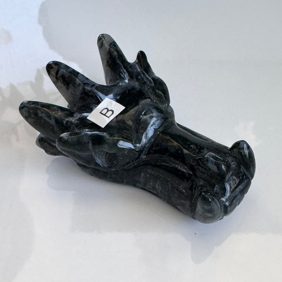 Moss Agate Dragon, You Choose 2-2.5