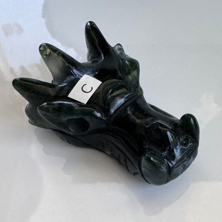 Moss Agate Dragon, You Choose 2-2.5