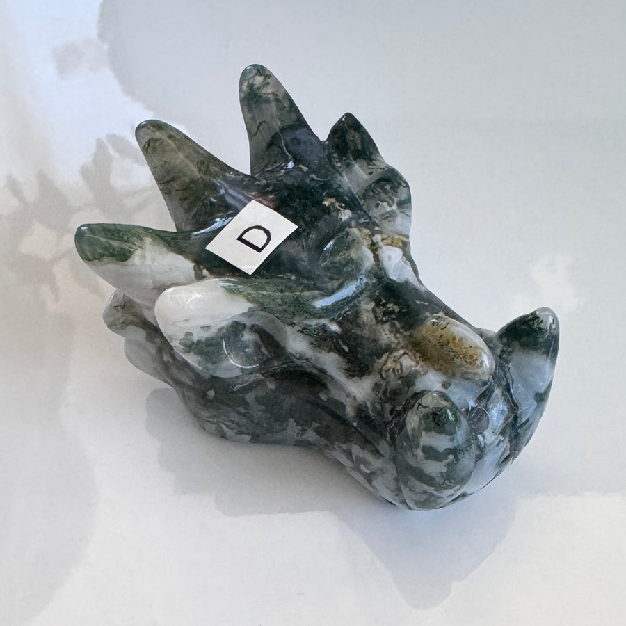 Moss Agate Dragon, You Choose 2-2.5