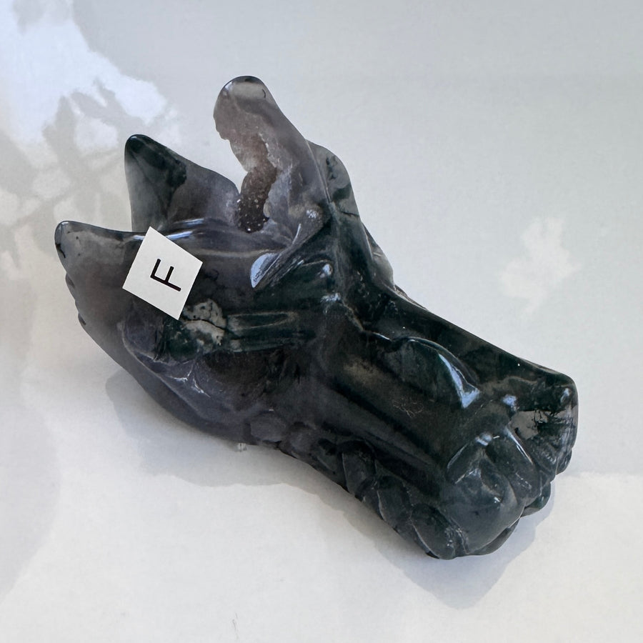 Moss Agate Dragon, You Choose 2-2.5
