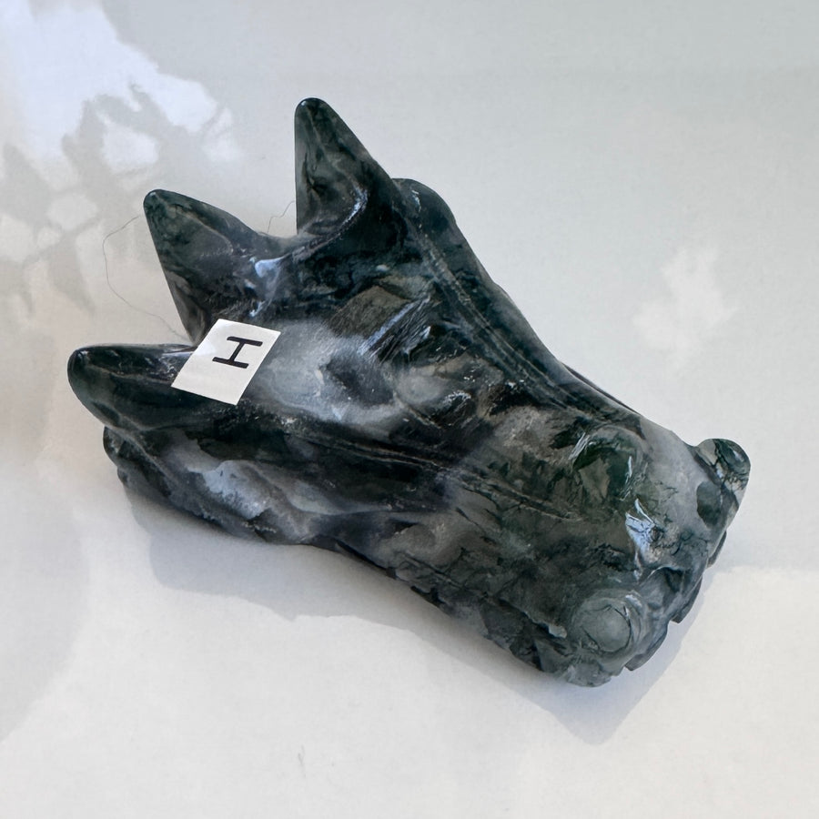 Moss Agate Dragon, You Choose 2-2.5