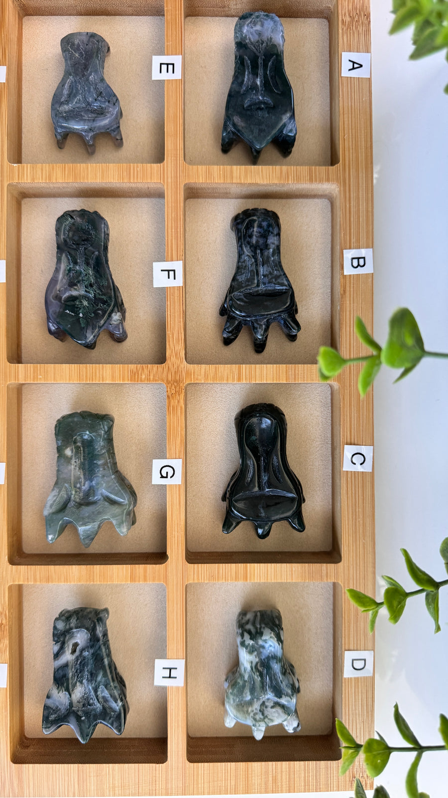 Moss Agate Dragon, You Choose 2-2.5