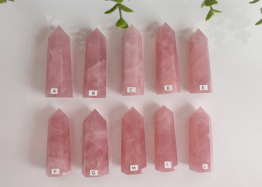 Rose Quartz High Grade Tower for Love Expansion, 3.25 inch Point, You Choose