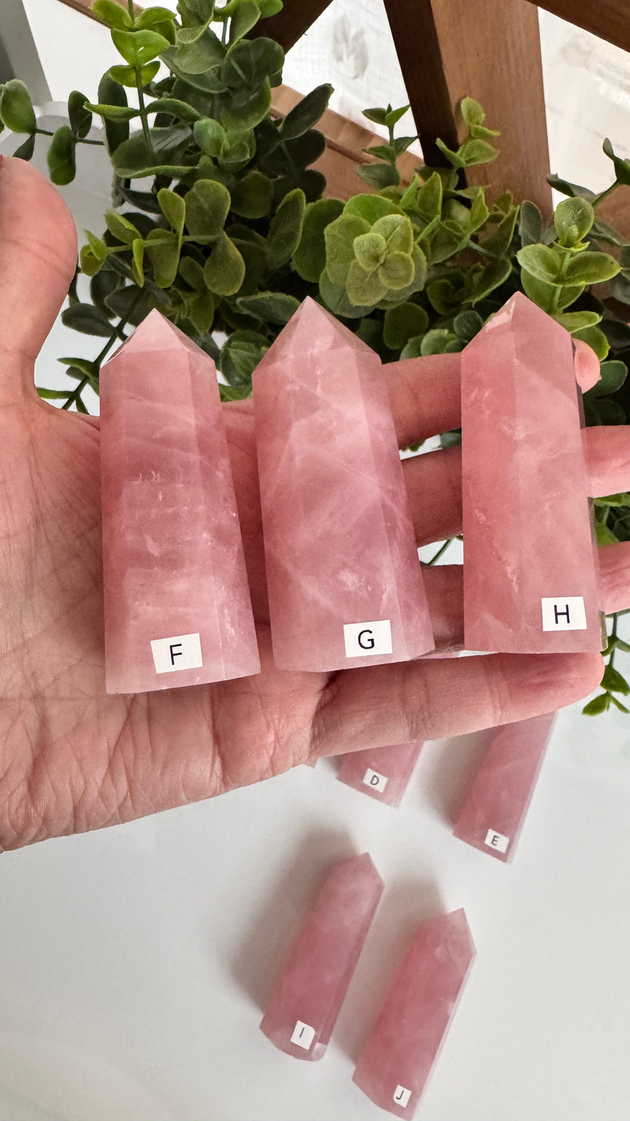 Rose Quartz High Grade Tower for Love Expansion, 3.25 inch Point, You Choose