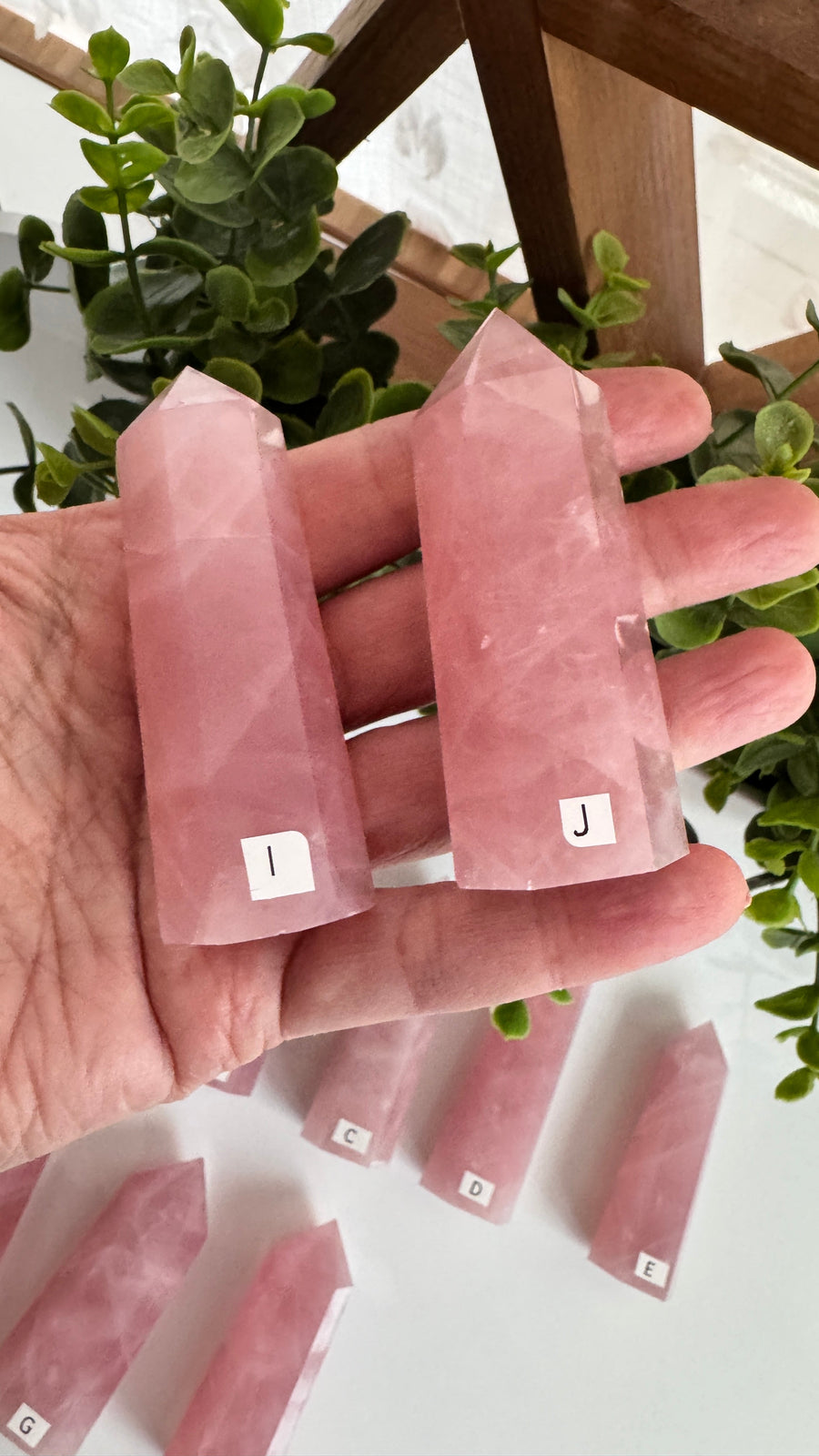 Rose Quartz High Grade Tower for Love Expansion, 3.25 inch Point, You Choose