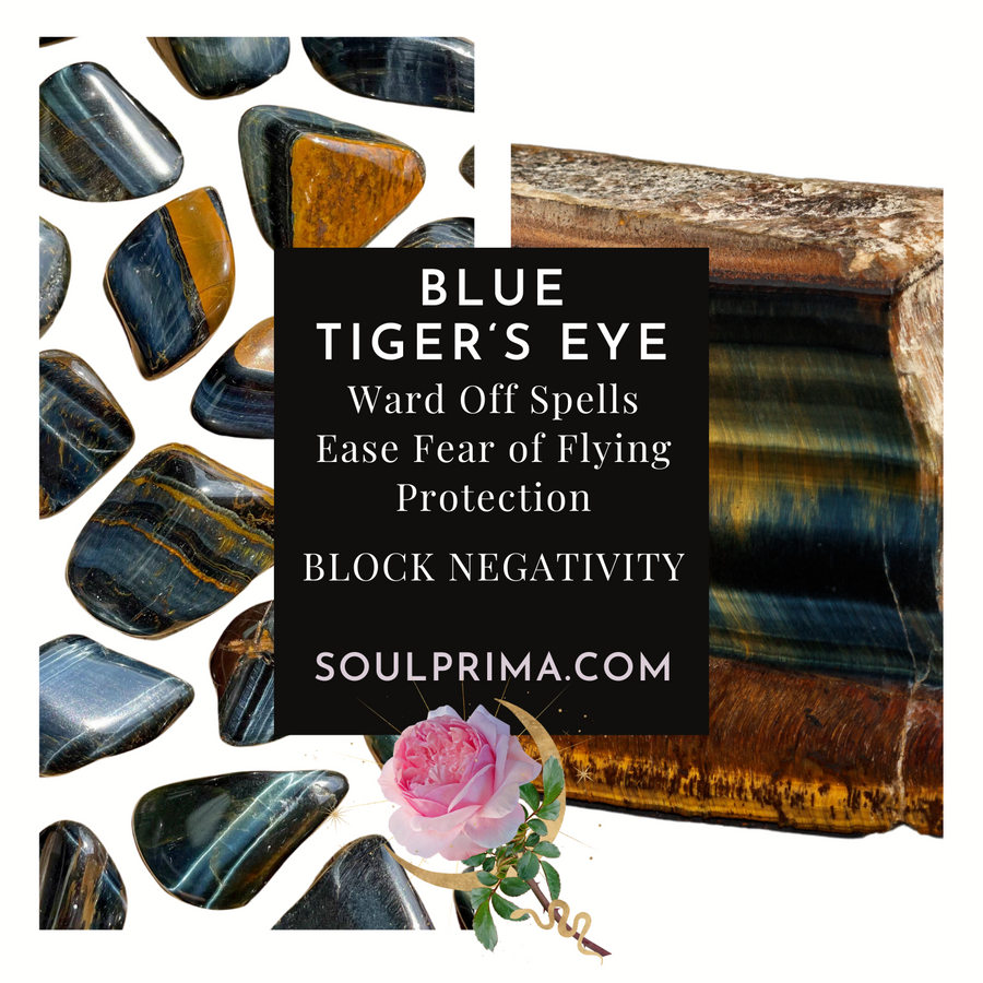 Blue Tiger Eye 8 mm Bracelet, Stretchy