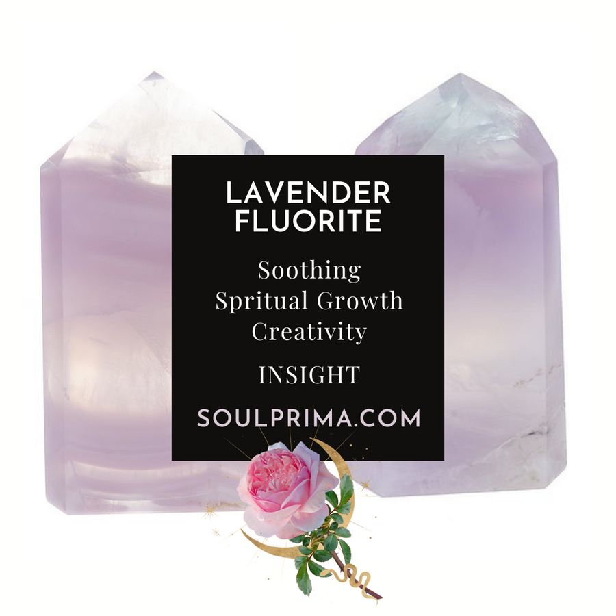 Rare Lavender Fluorite Unicorn for Insight and Creativity, 5