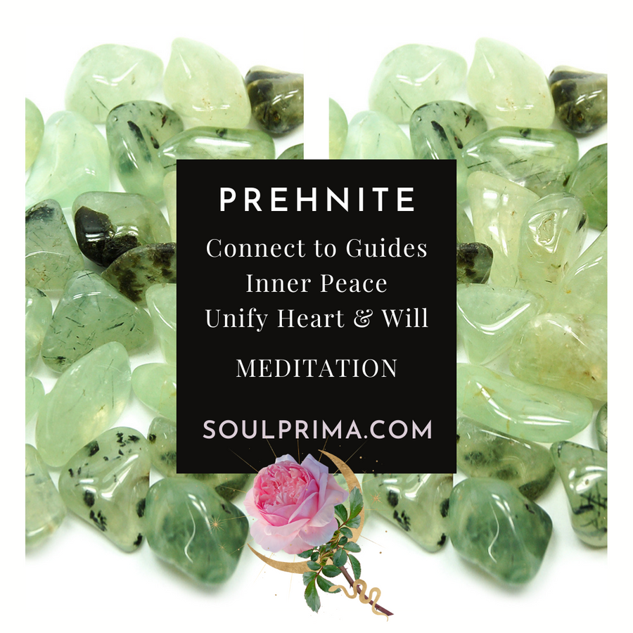 Prehnite Epidote 10 mm Bracelet for Inner Peace, Stretchy, Large Beads