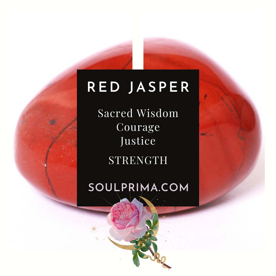 Red Jasper 8 mm Natural Crystal Bracelet, Stretchy