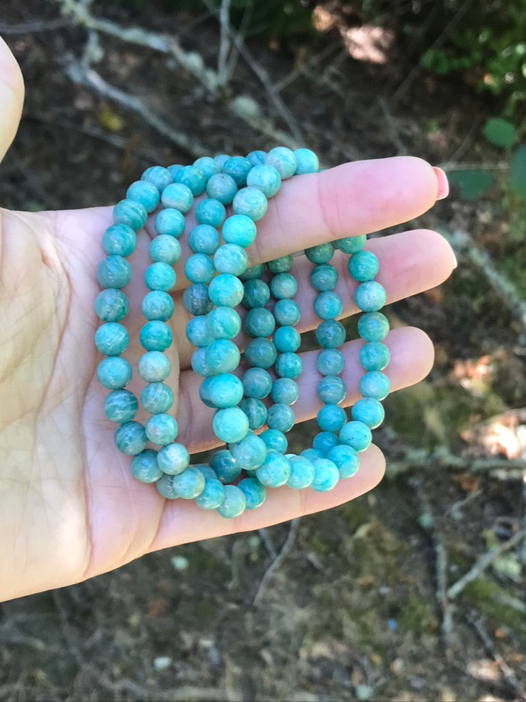Amazonite 6 mm Bracelet for Truth and Harmony
