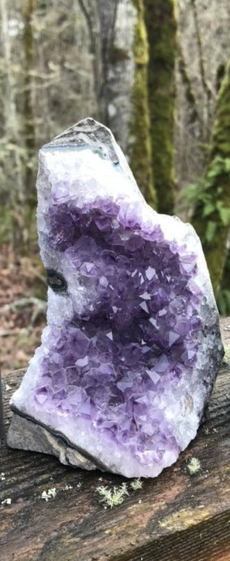 Amethyst Geode Cathedral Tower, Lavender