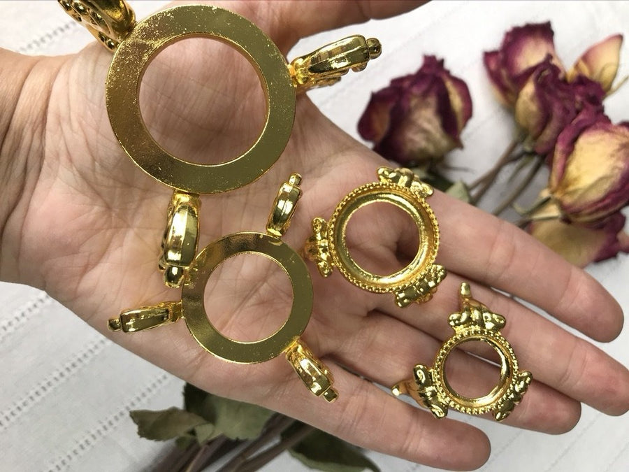 Gold or Silver Sphere Stands, Choose Your Favorite