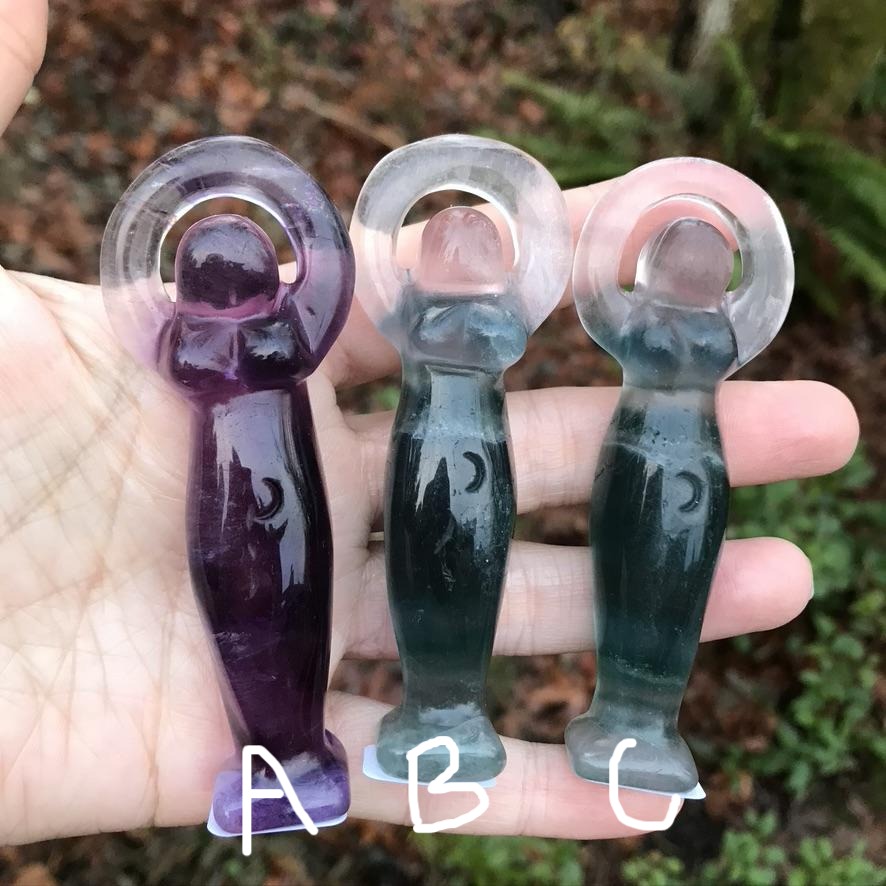 Green Fluorite Goddess for Creativity