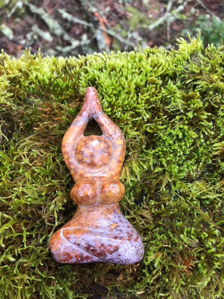 Ocean Jasper Yoga Goddess, Sienna Color