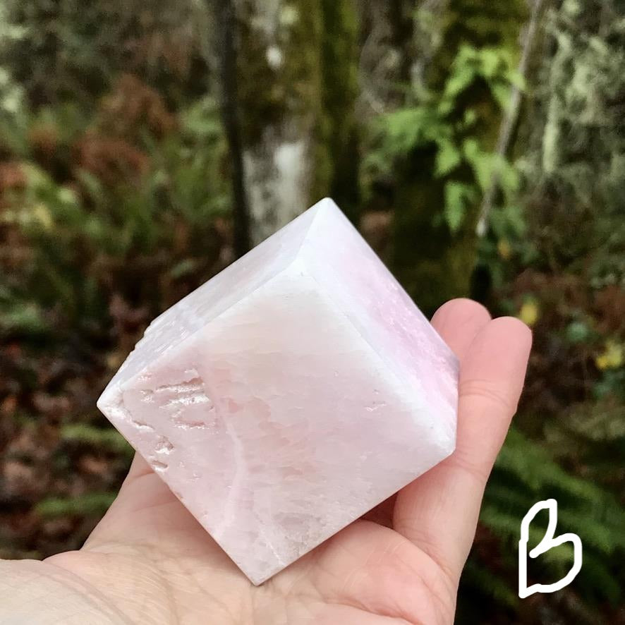 Pink Aragonite Cube
