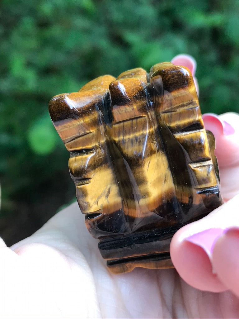 Tiger Eye Dragon Head, 111g