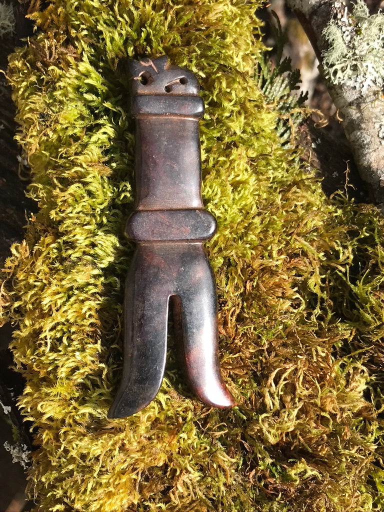 Athame, 5 inches, Jade Stone, Lion Protective Animal Totem