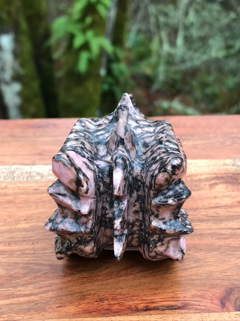 Rhodonite Dragon Head