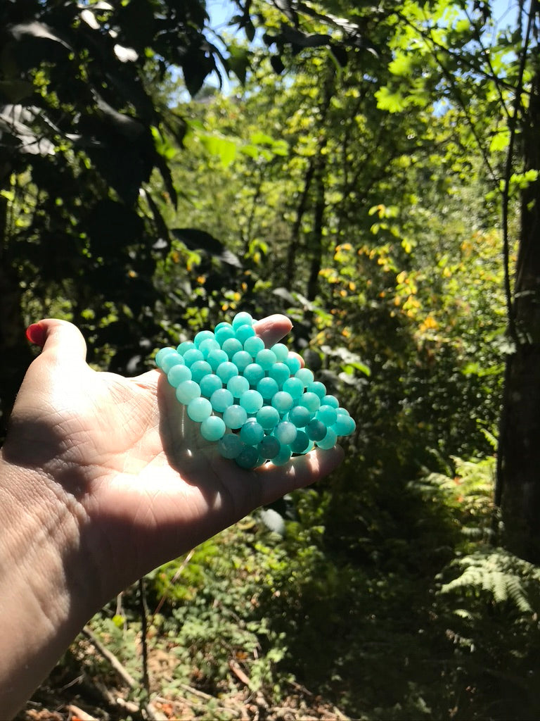 Amazonite 10mm Bracelet for Truth and Harmony, Vibrant