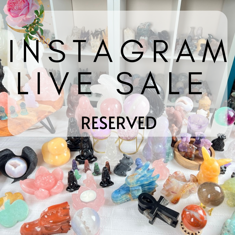 Rainbow Fluorite Anubis Bust  -RESERVED FOR INSTAGRAM LIVE SALE--JOIN OUR INSTAGRAM LIVE SALES AT SOULPRIMACRYSTALS, OR EMAIL US AT HELLO@SOULPRIMA.COM FOR INFO