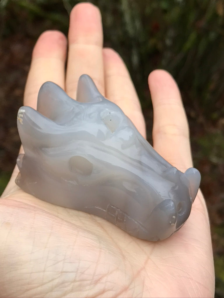 Druzy Agate Dragon for Self-Healing, approx 2.5