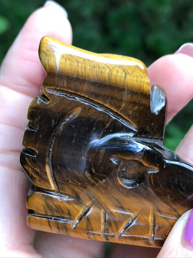 Tiger Eye Dragon Head, 111g