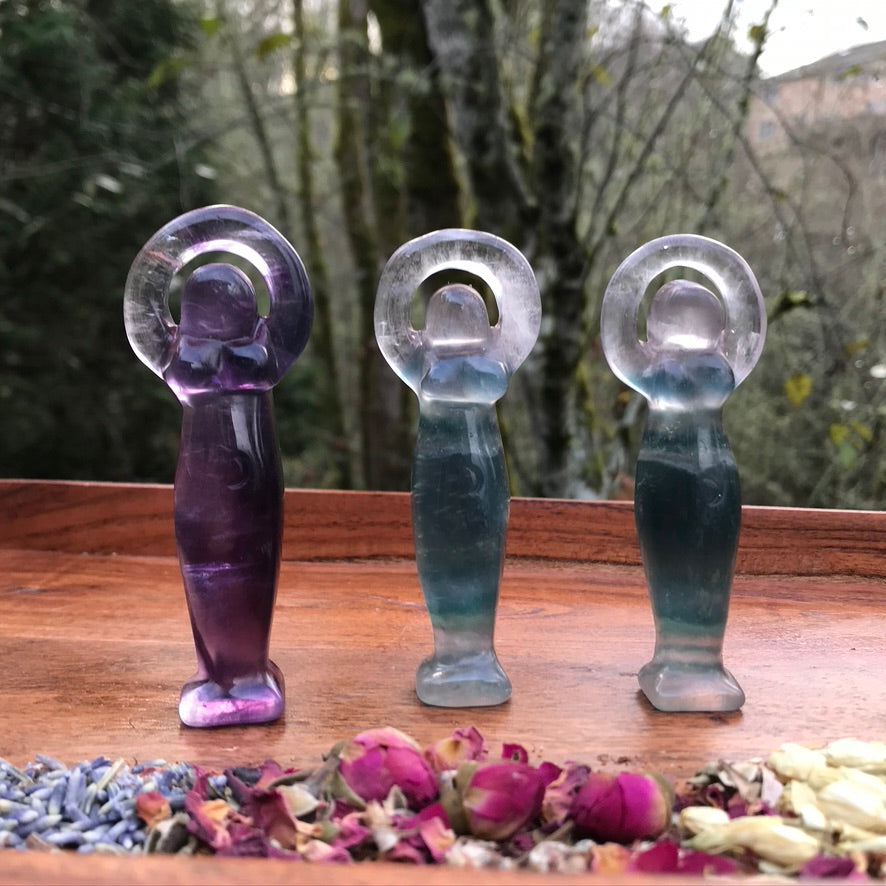 Green Fluorite Goddess for Creativity