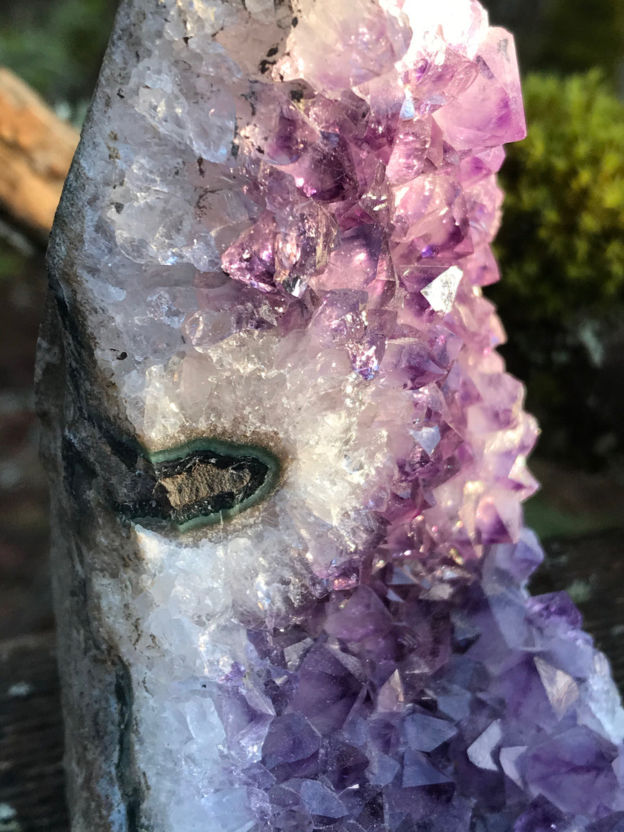 Amethyst Geode Cathedral Tower, Lavender