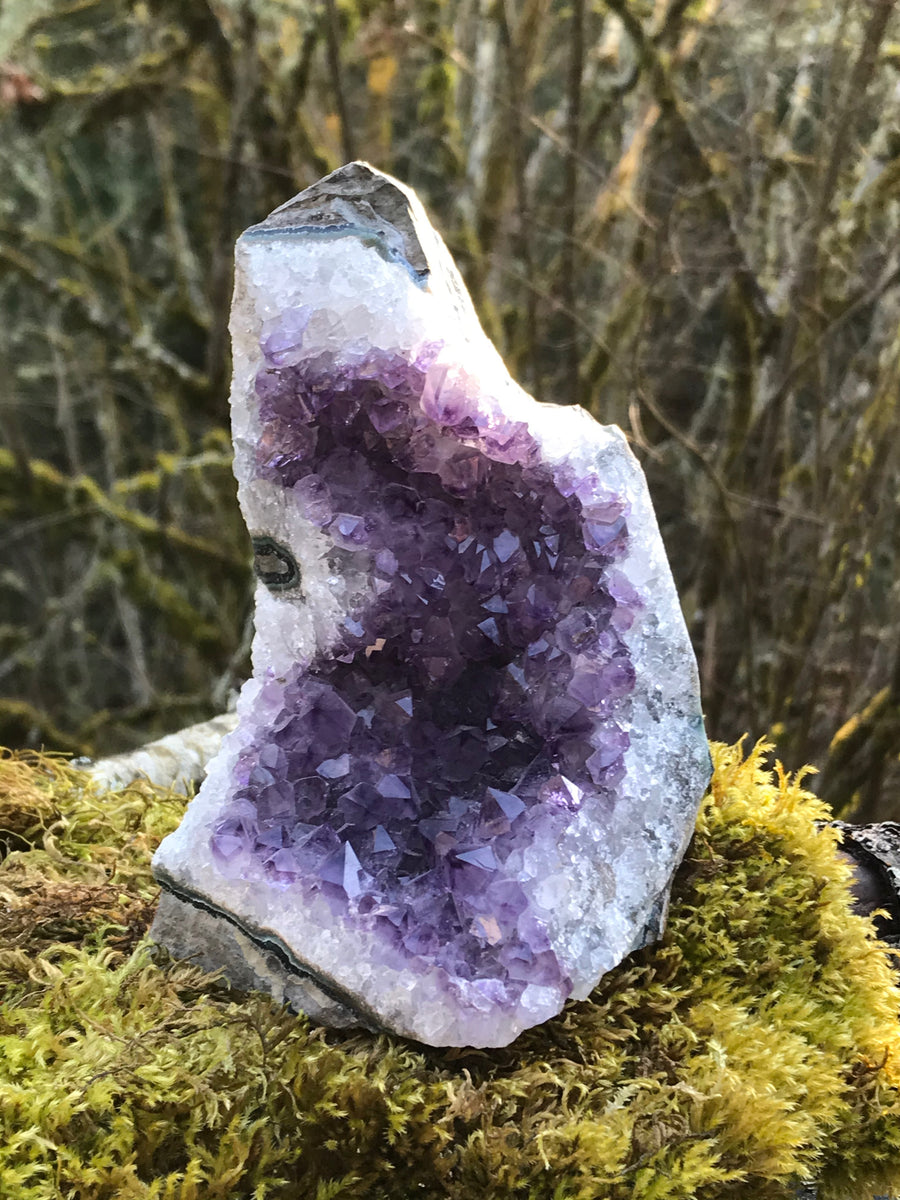 Amethyst Geode Cathedral Tower, Lavender